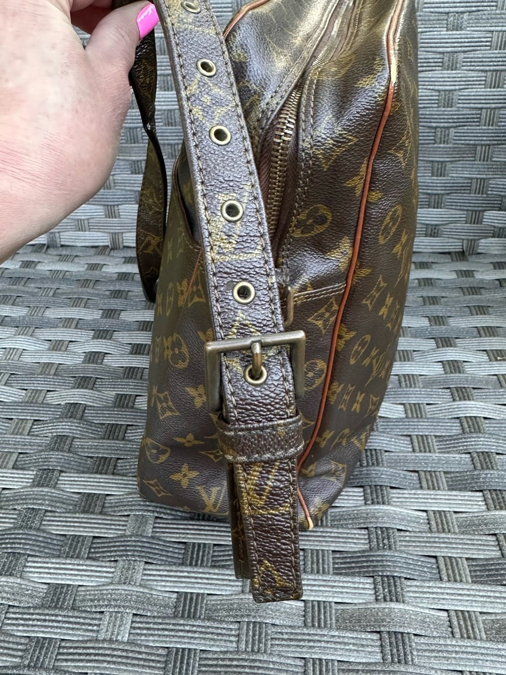 💎Vintage Louis Vuitton Monogram Marceau GM Messenger Crossbody Bag Unisex - Picture 9 of 16